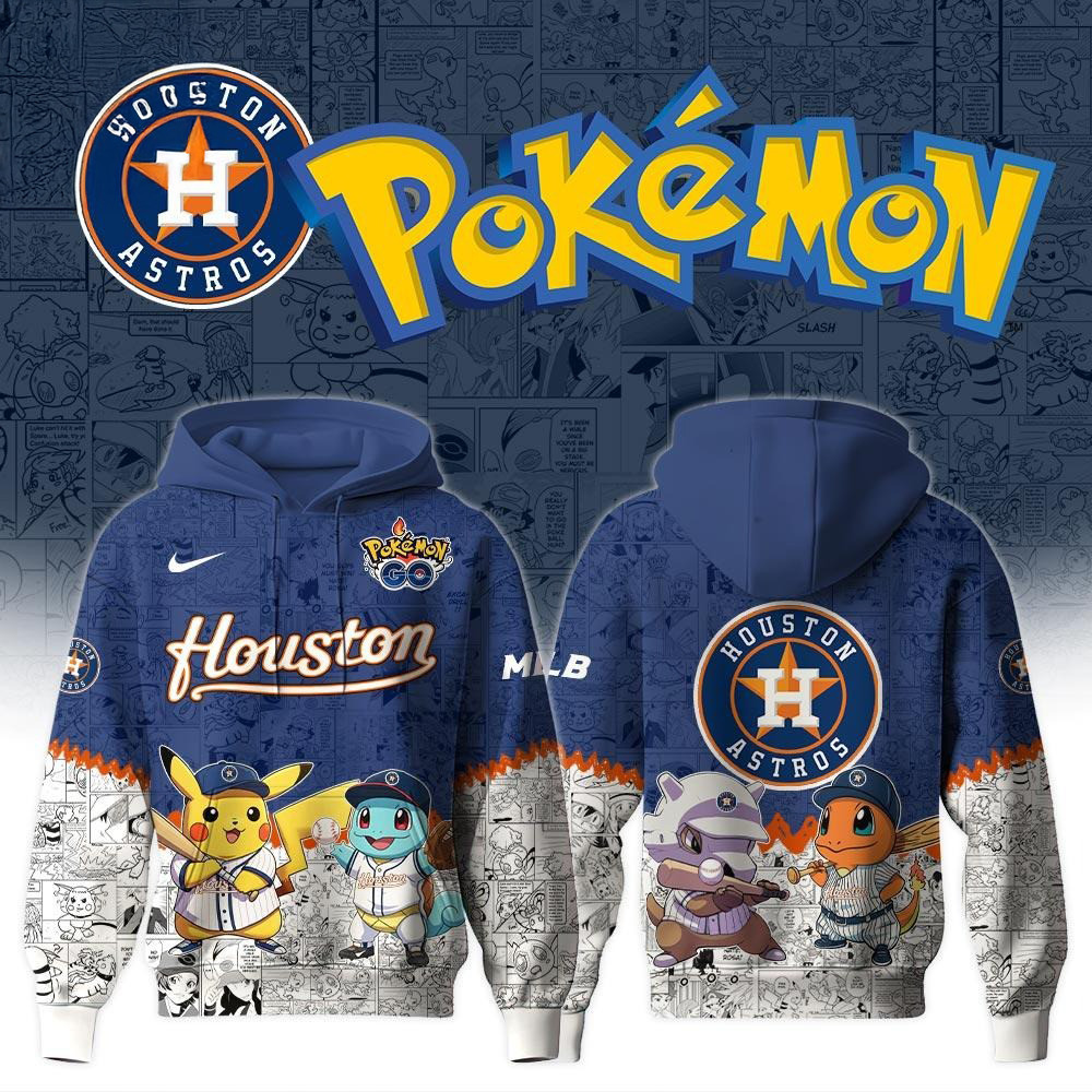 Houston Astros x Pokemon GO Special Edition Hoodie Best Gift For A Basketball Fan
