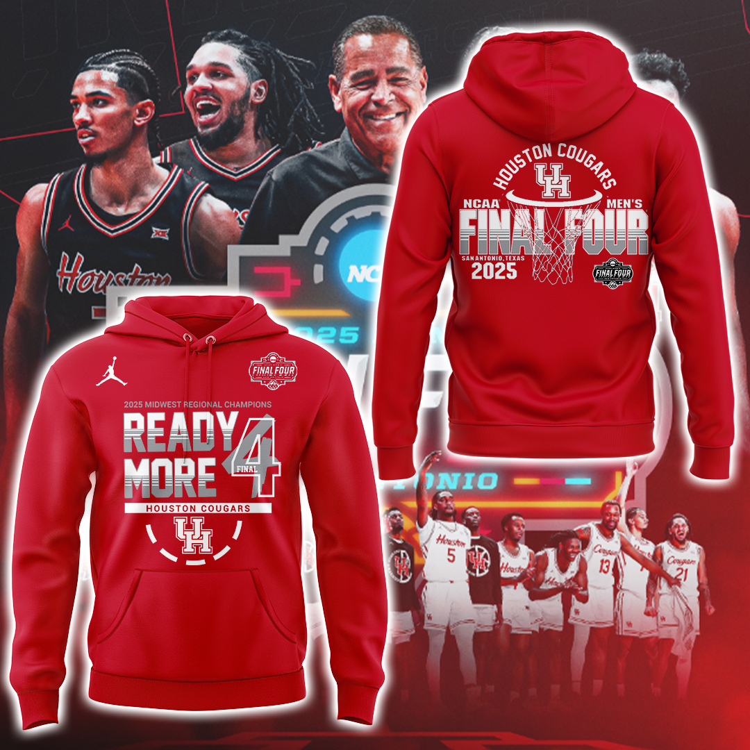 Houston Men's Hoops Final Four Hoodie Cool Gifts For Basketball Players
