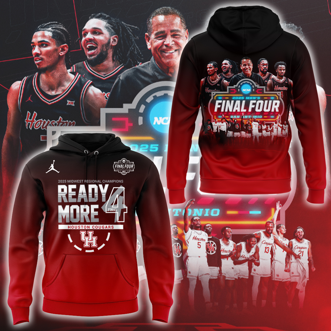 Houston Men's Hoops Final Four Hoodie Presents For Basketball Players