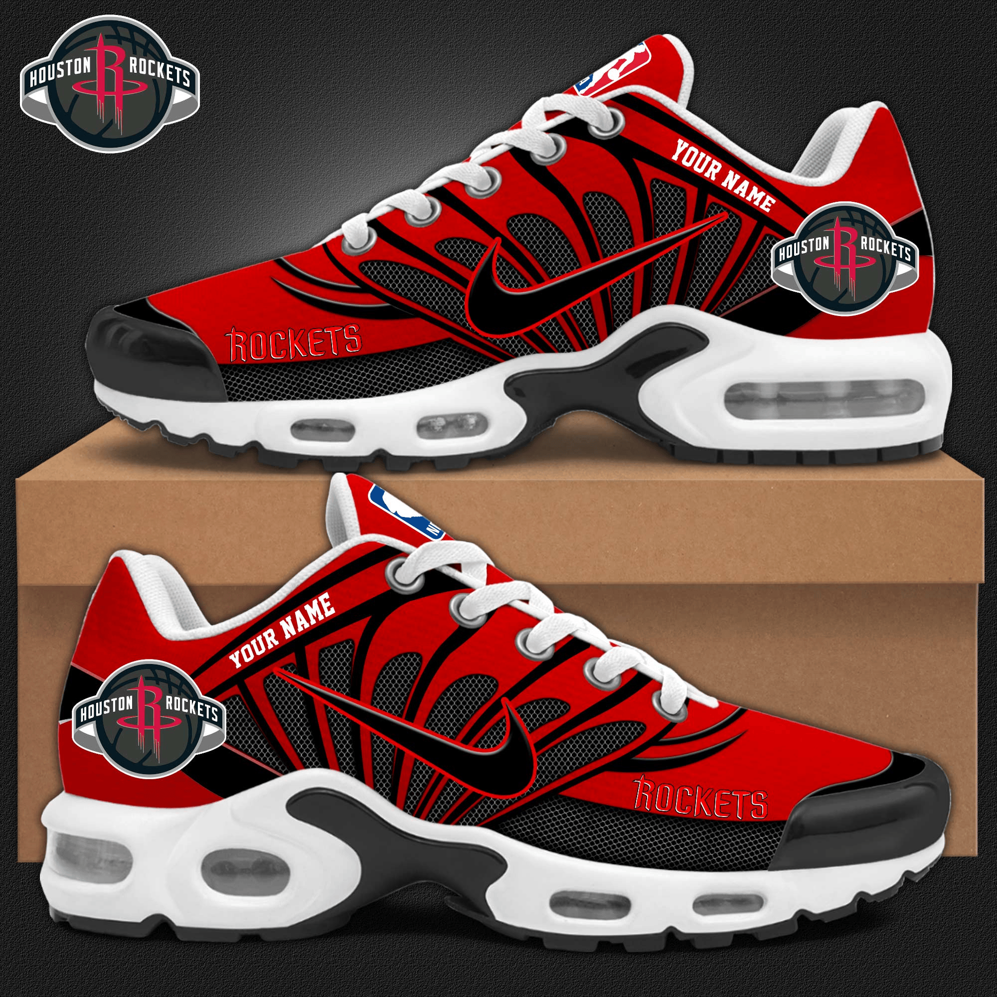 Houston Rockets Air Max Plus Shoes Sneakers For Men And Women