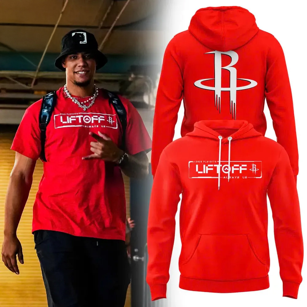 Houston Rockets "LIFT OFF" 2025 Playoffs Limited Edition Hoodie