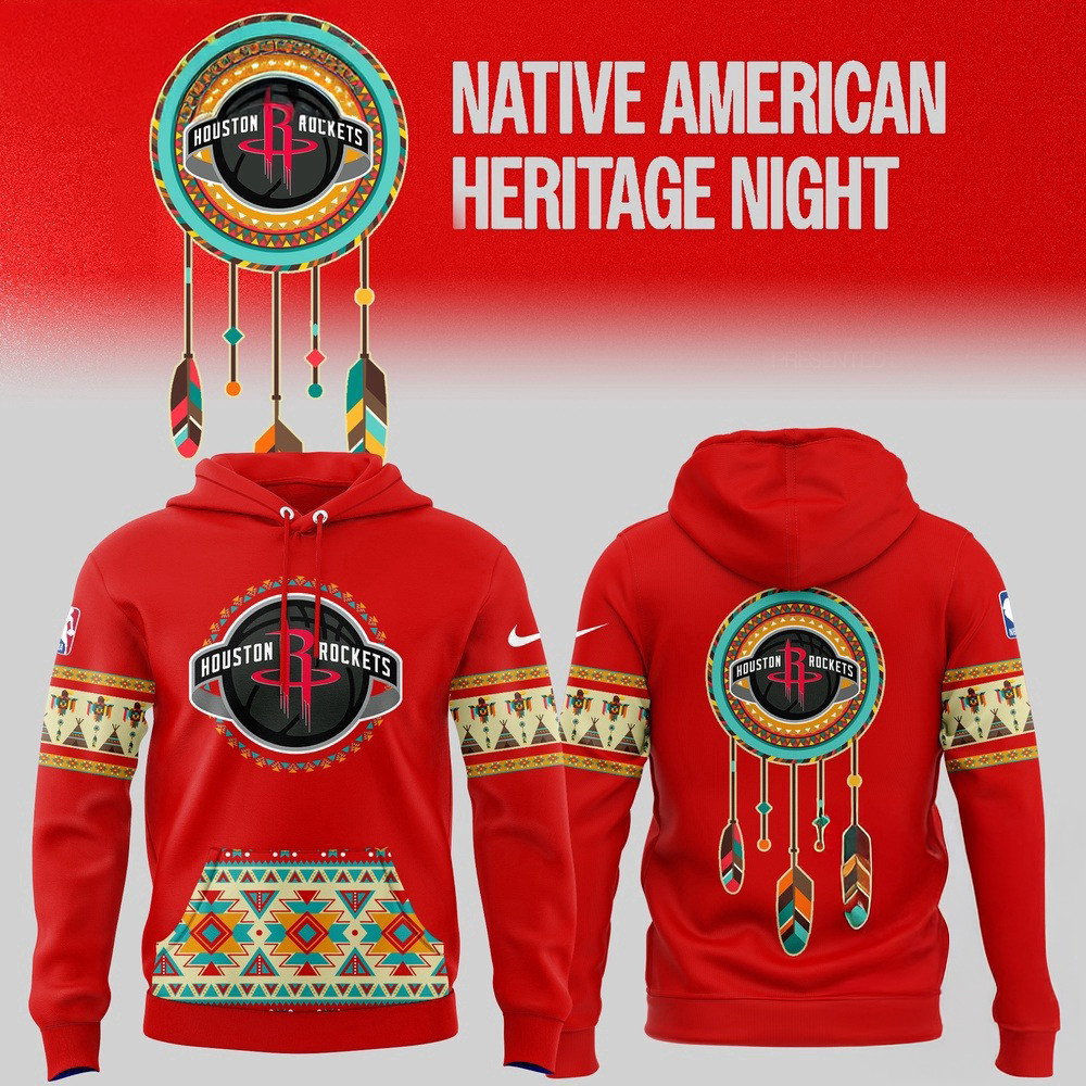 Houston Rockets Native American Heritage Night Hoodie