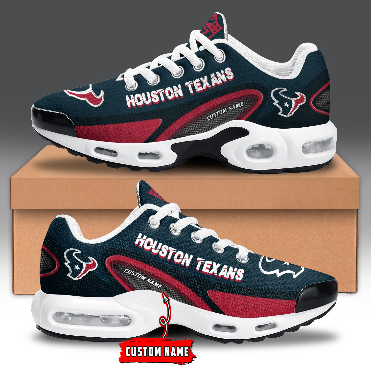 Houston Texans Air Max Plus Shoes Sneakers For Men And Women