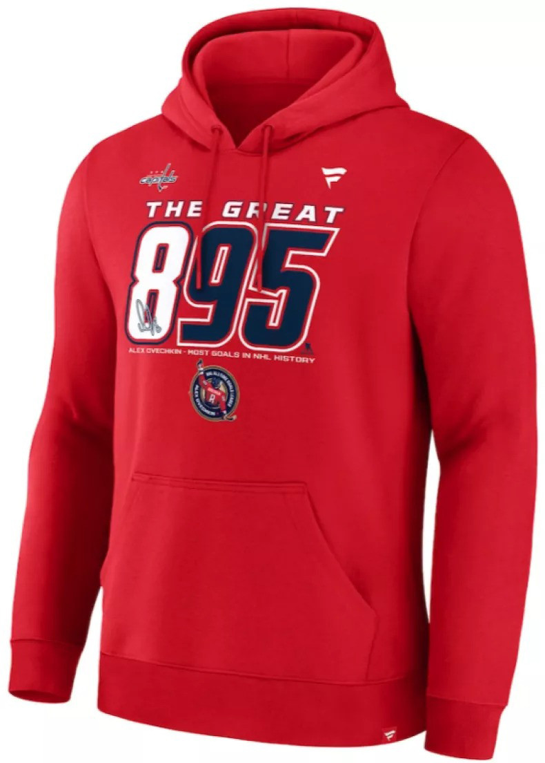 How to Buy Alex Ovechkin NHL All-Time Goals Leader Merchandise Shop 895 T-Shirts Hats Pucks Memorabilia