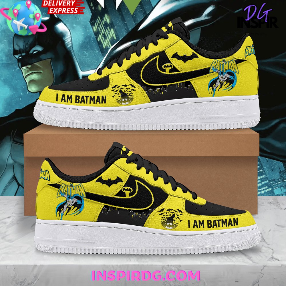 I Am Batman Limited Edition Air Force 1 Sneakers