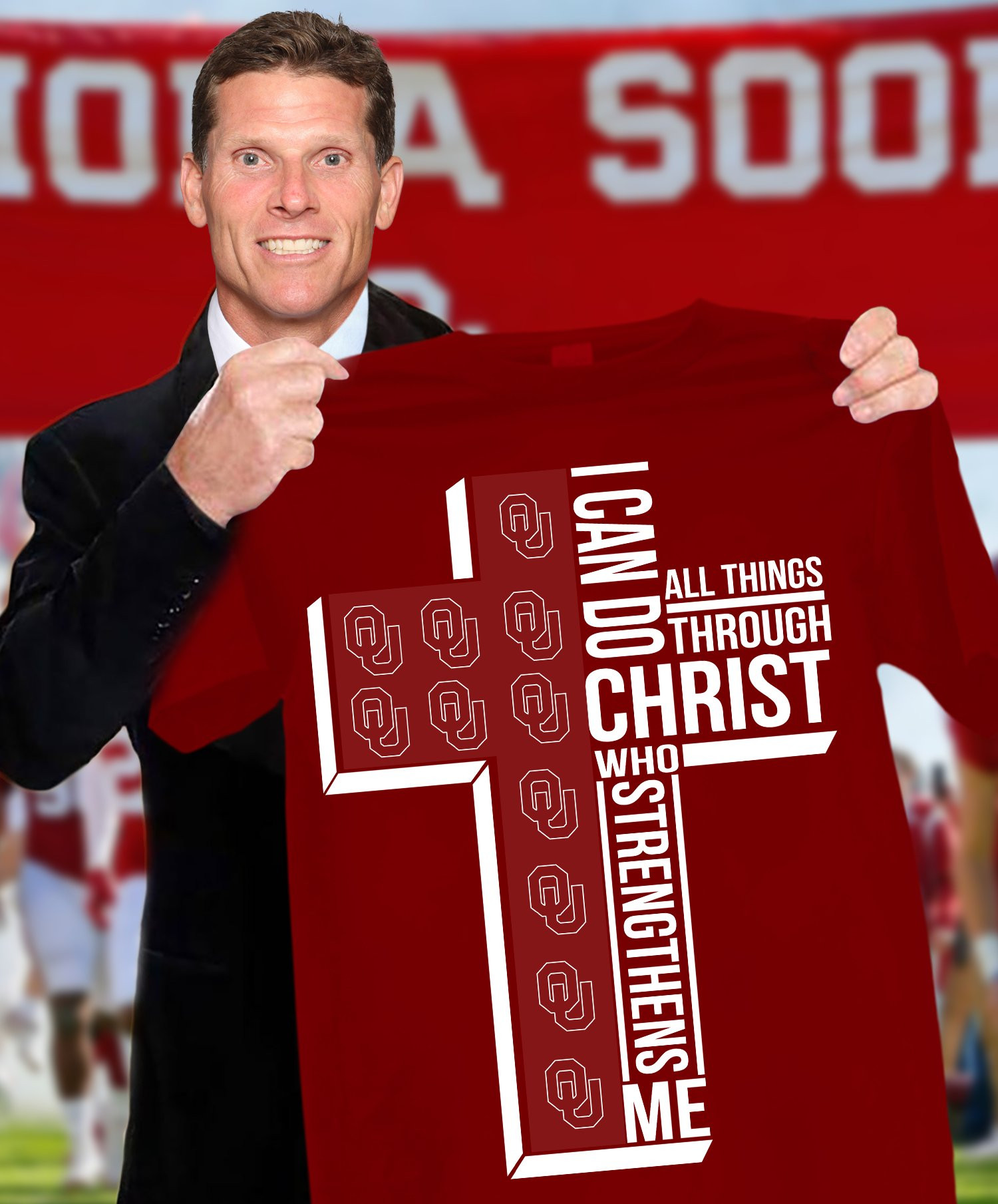 I Can Do All Things Through Christ Who Strengthens Me Oklahoma T-Shirt Football Oregontrailrvpk Shirt