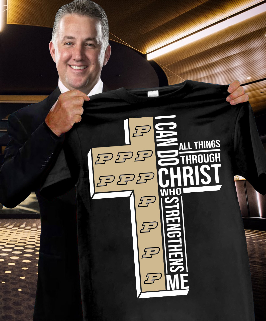 I Can Do All Things Through Christ Who Strengthens Me Purdue Boilermakers T-Shirt Fan Merch Oregontrailrvpk Shirt
