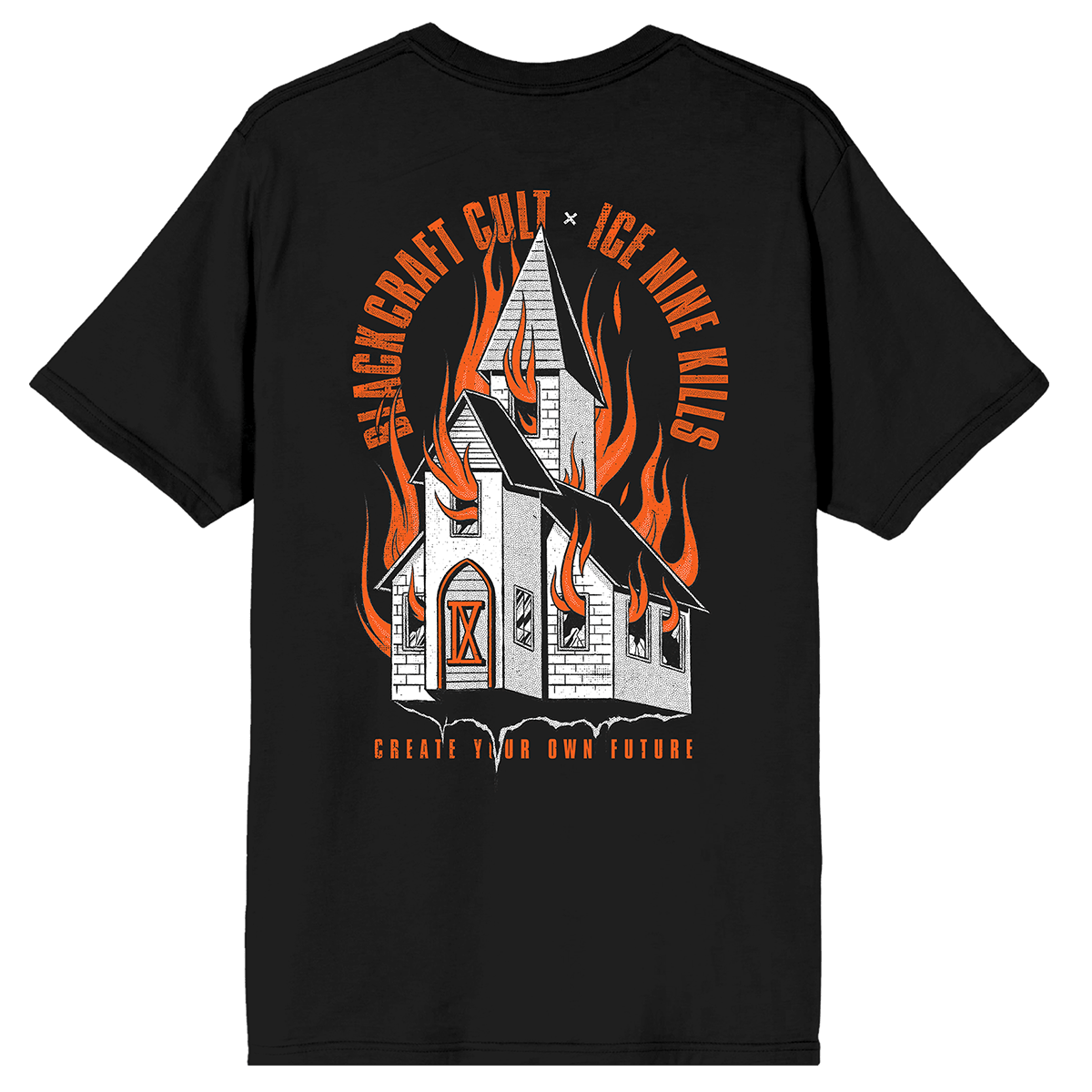 Ice Nine Kills Merch Shirt INK Burning Church T-Shirt Ice Nine Kills Band Tour Fan Merch Oregontrailrvpk Shirt