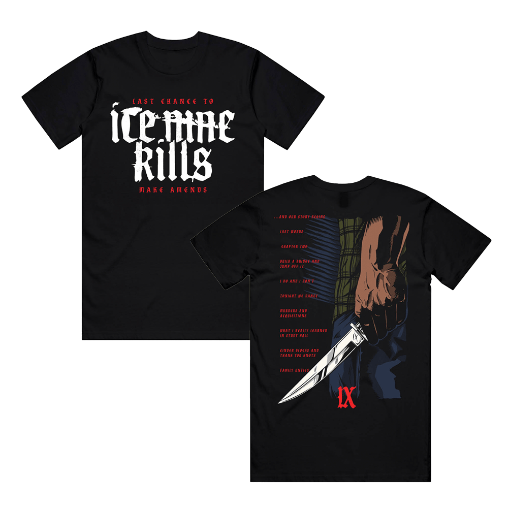 Ice Nine Kills Merch T-Shirt Last Chance To Make Amends Ice 9 Kills Band Tour Merch Oregontrailrvpk Shirt