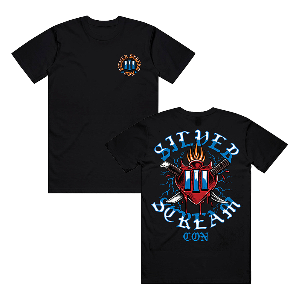 Ice Nine Kills Merch T-Shirtilver Scream Con SSC III Sacred Heart T-Shirt Tour Merch Oregontrailrvpk Shirt