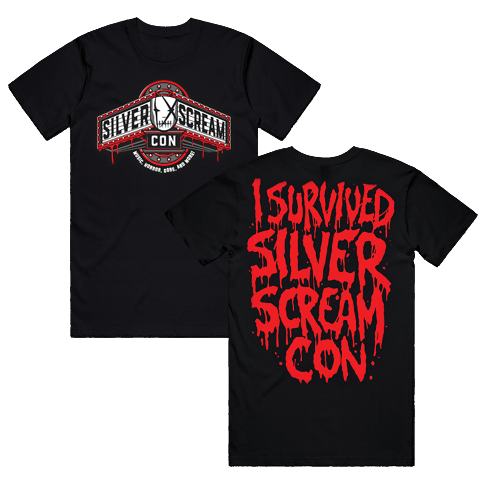 Ice Nine Kills Tour Merch Shirt I Survived Silver Scream Con SSC T-Shirt Oregontrailrvpk Shirt