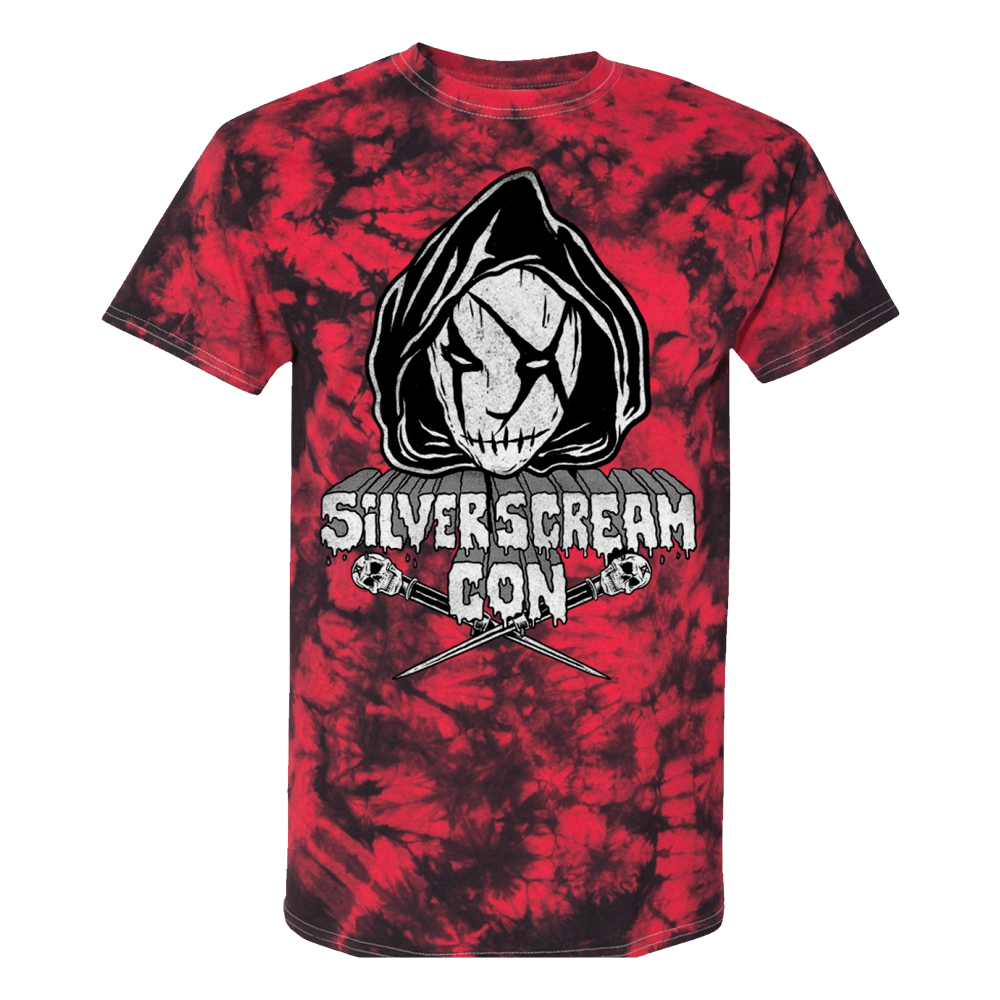 Ice Nine Kills Tour Merch T-Shirtilver Scream Con SSC III Red Tie Dye T-Shirt Oregontrailrvpk Shirt