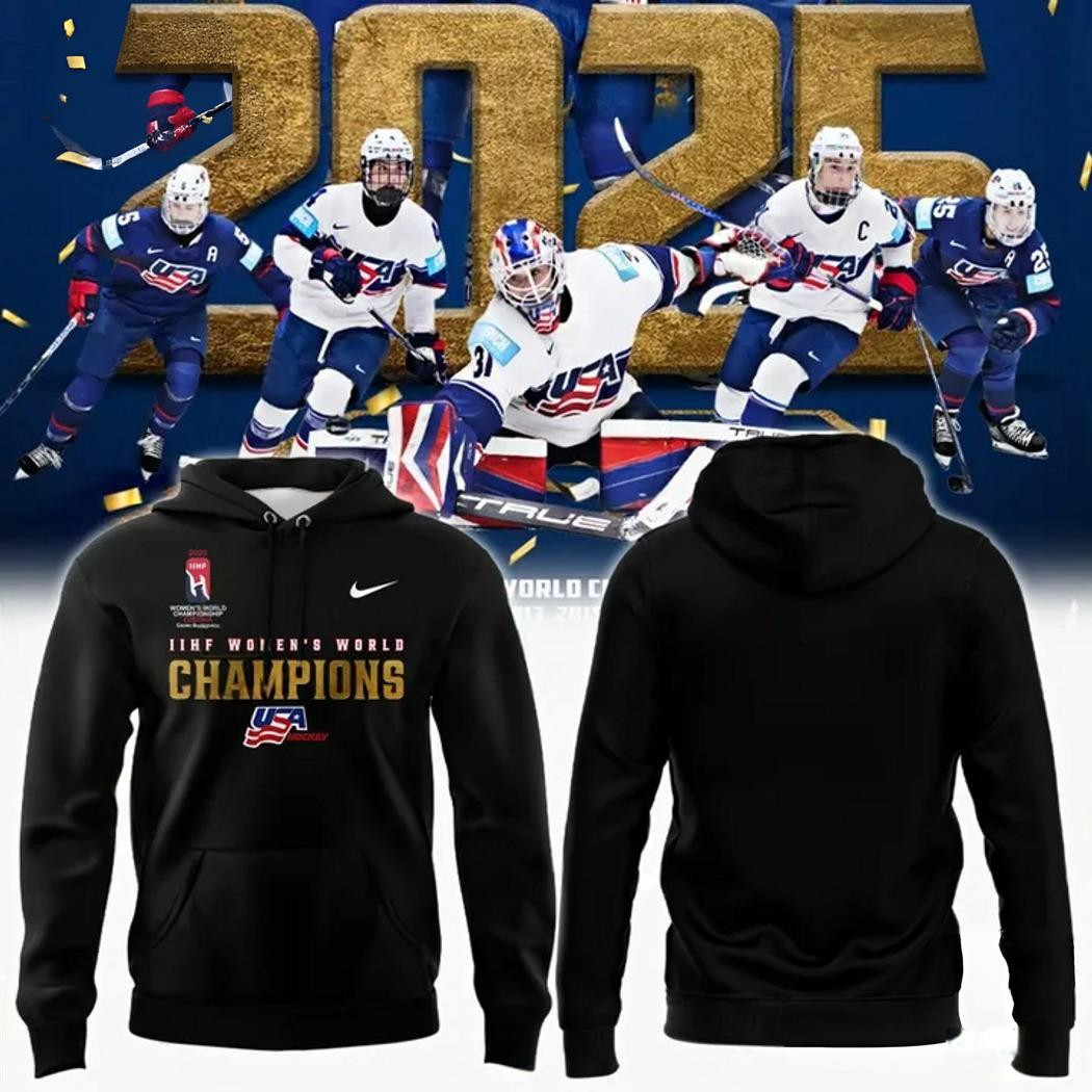IIHF Women's World Champions Hoodie Mother's Day Gifts