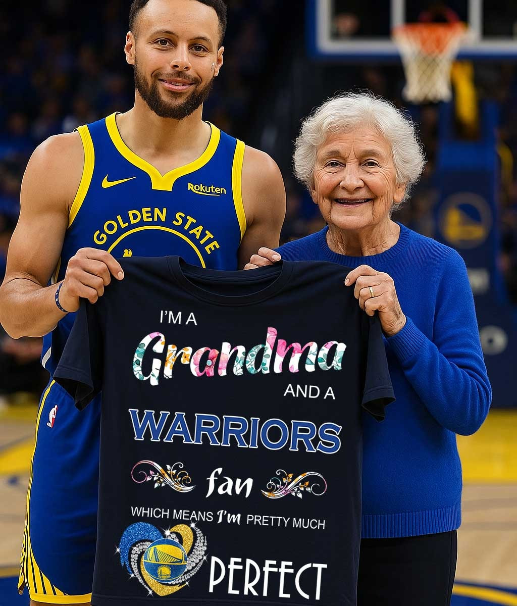 I'm A Grandma And A Warriors Fan T-Shirt For Grandma Basketball Warriors Fans Oregontrailrvpk Shirt