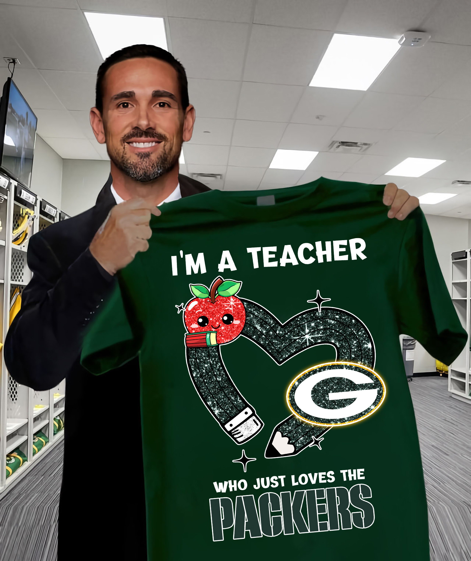 I'M A Teacher Who Just Loves The Packers T-Shirt Unique Gifts For Football Lovers Oregontrailrvpk Shirt
