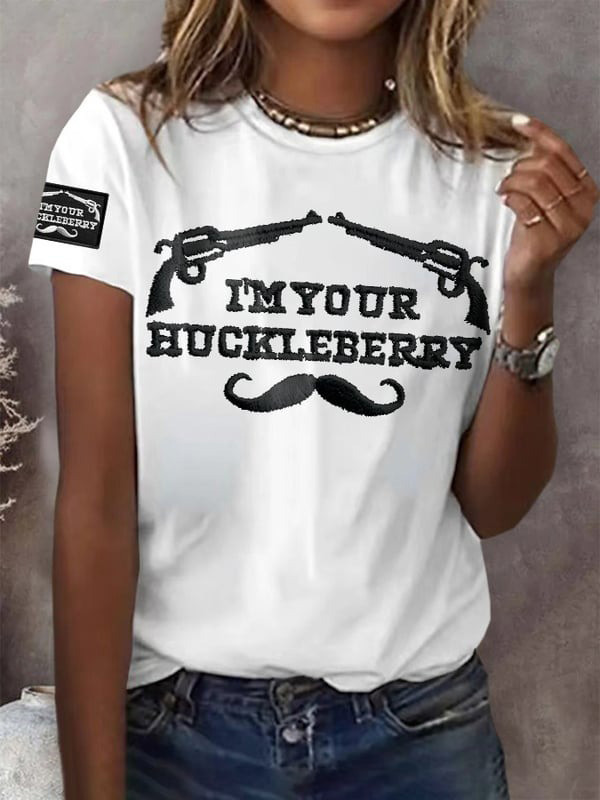 I'm Your Huckleberry T-Shirt For Women's Doc Holliday Shirt Gun Lovers Gifts Oregontrailrvpk Shirt