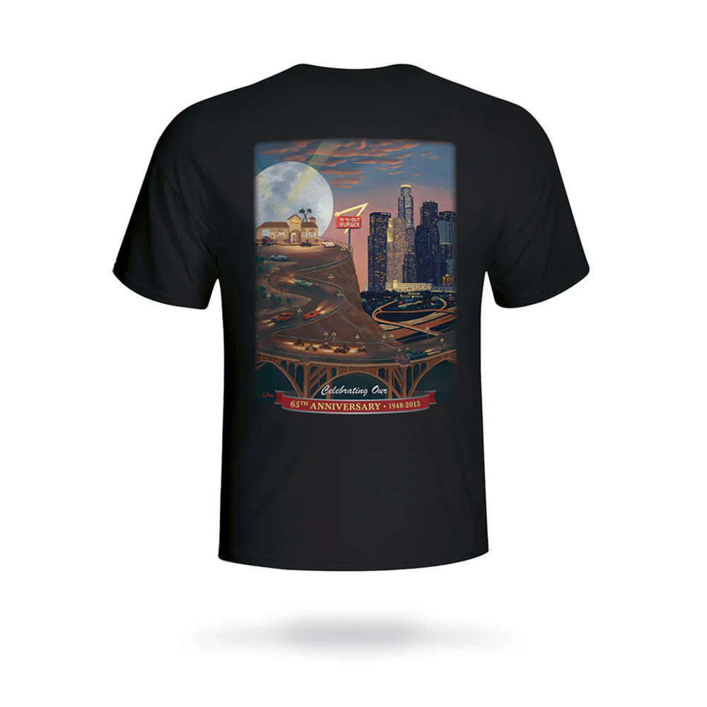 In N Out Shirt 2014 65th Anniversary Black T-Shirtpecial Present For Dad Oregontrailrvpk Shirt