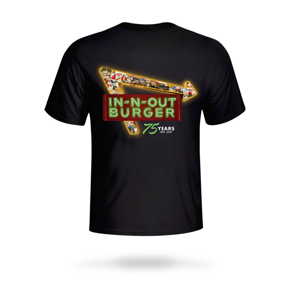 In N Out Shirt 2024 75th Anniversary Black Shirt Gifts For Dad Who Wants Nothing Oregontrailrvpk Shirt