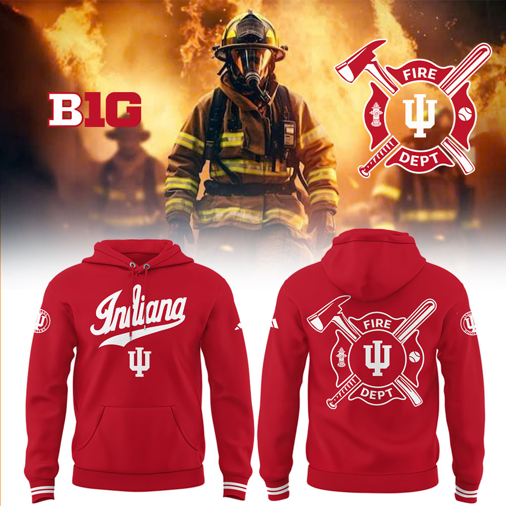 Indiana Baseball x Firefighter Appreciation Night Hoodie