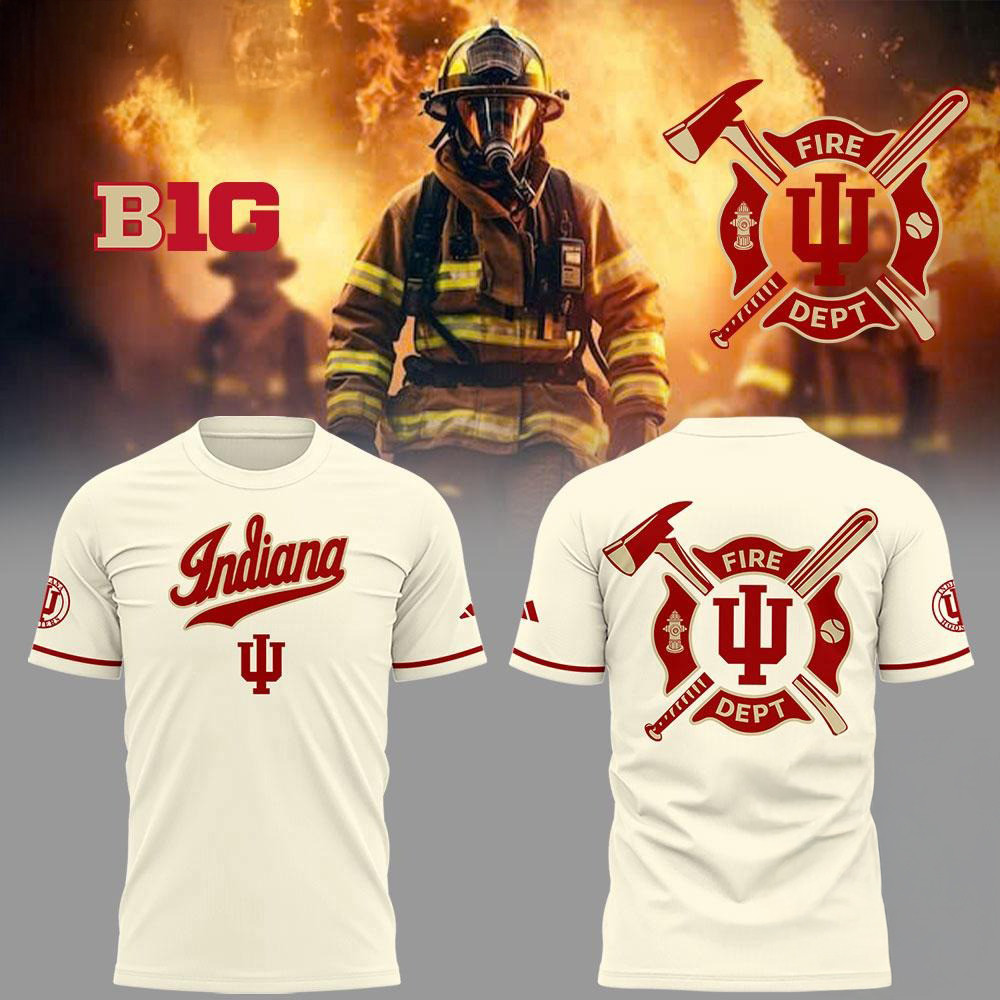 Indiana Hoosiers Baseball x Firefighter Appreciation Night Shirt Best Oregontrailrvpk Shirt