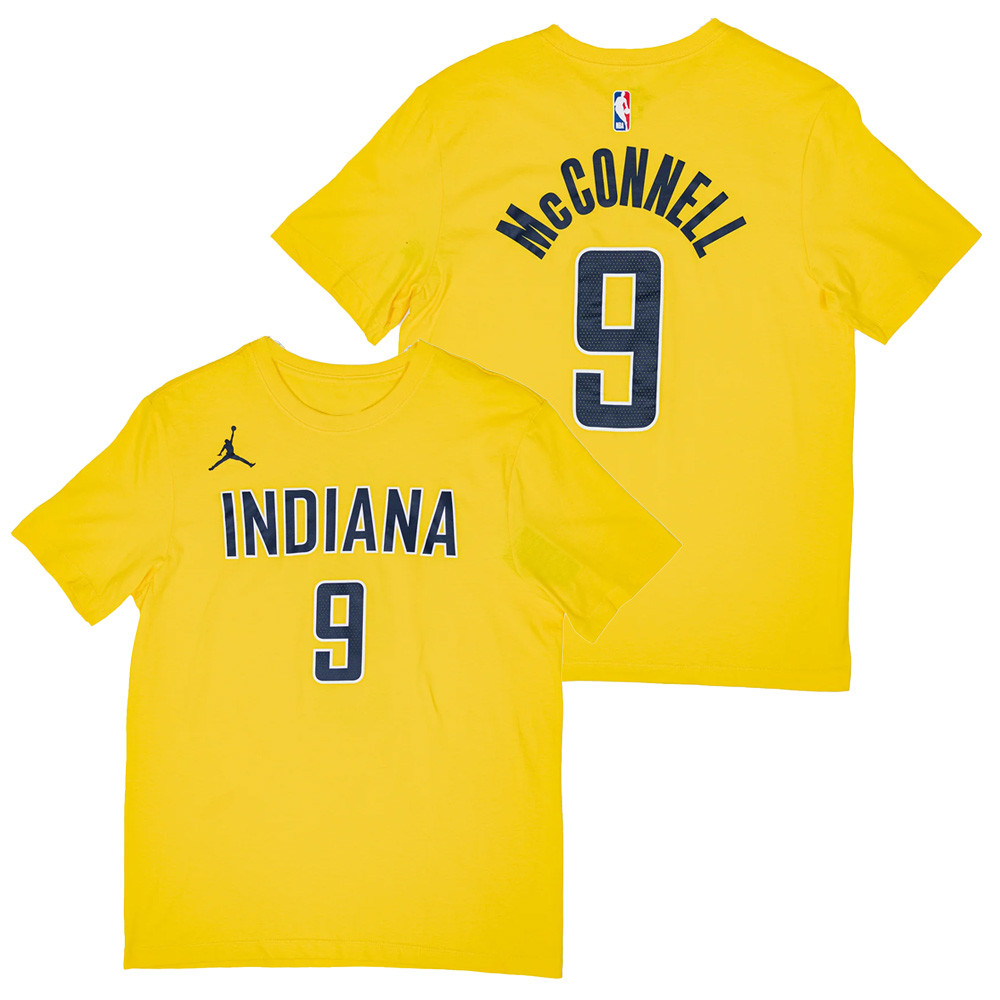Indiana Pacers #9 T.J. McConnell Statement Adult T-shirt by Jordan Gift For Basketball Lover Oregontrailrvpk Shirt