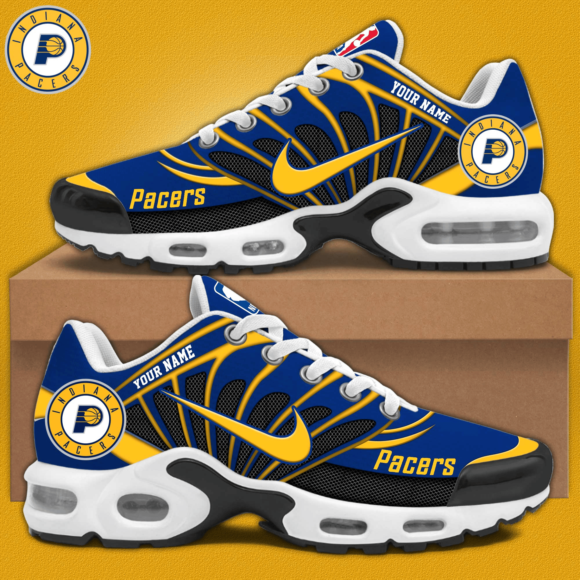 Indiana Pacers Air Max Plus Shoes Sneakers For Men And Women