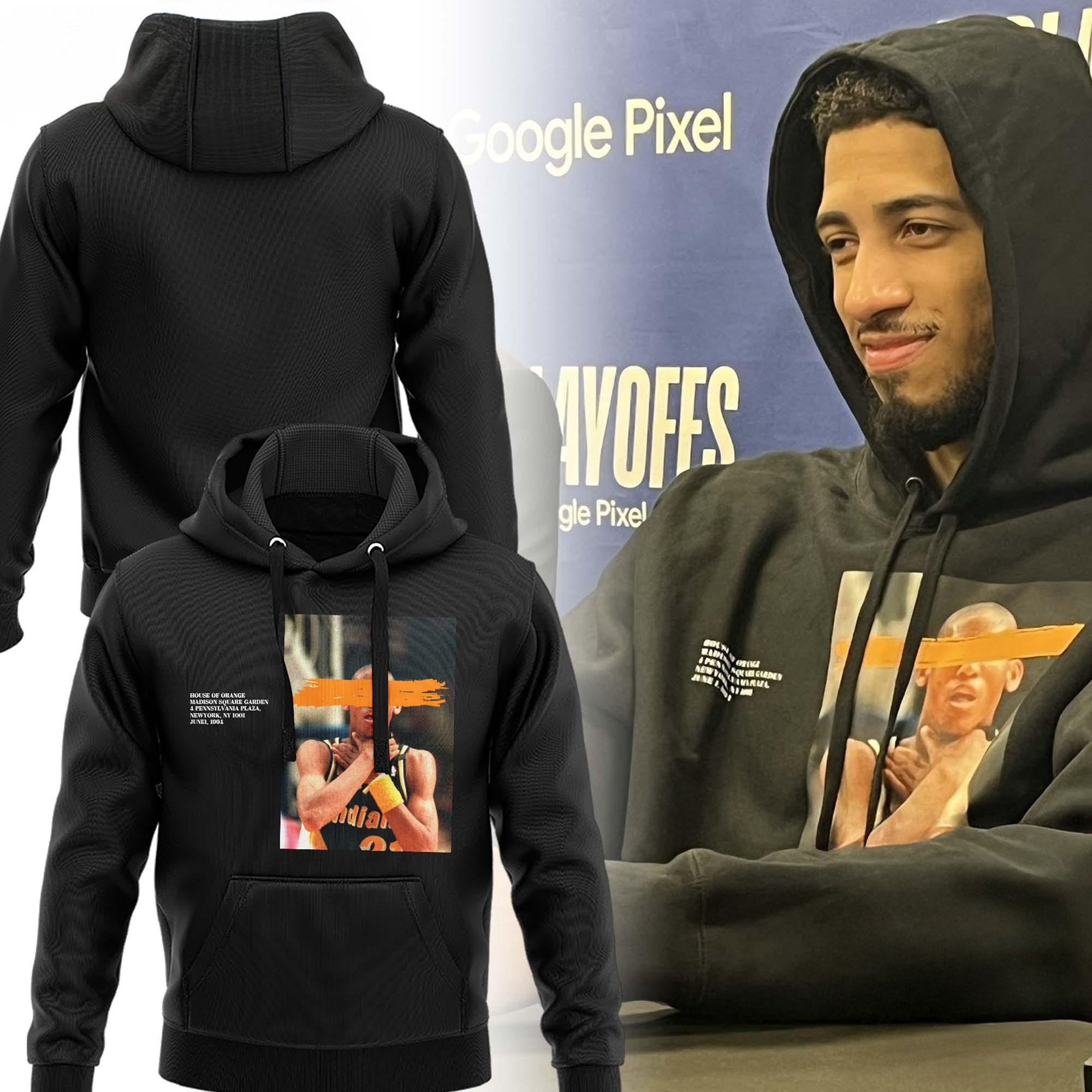 Indiana Pacers Reggie Miller Limited Edition Hoodie Basketball Enthusiast Gifts