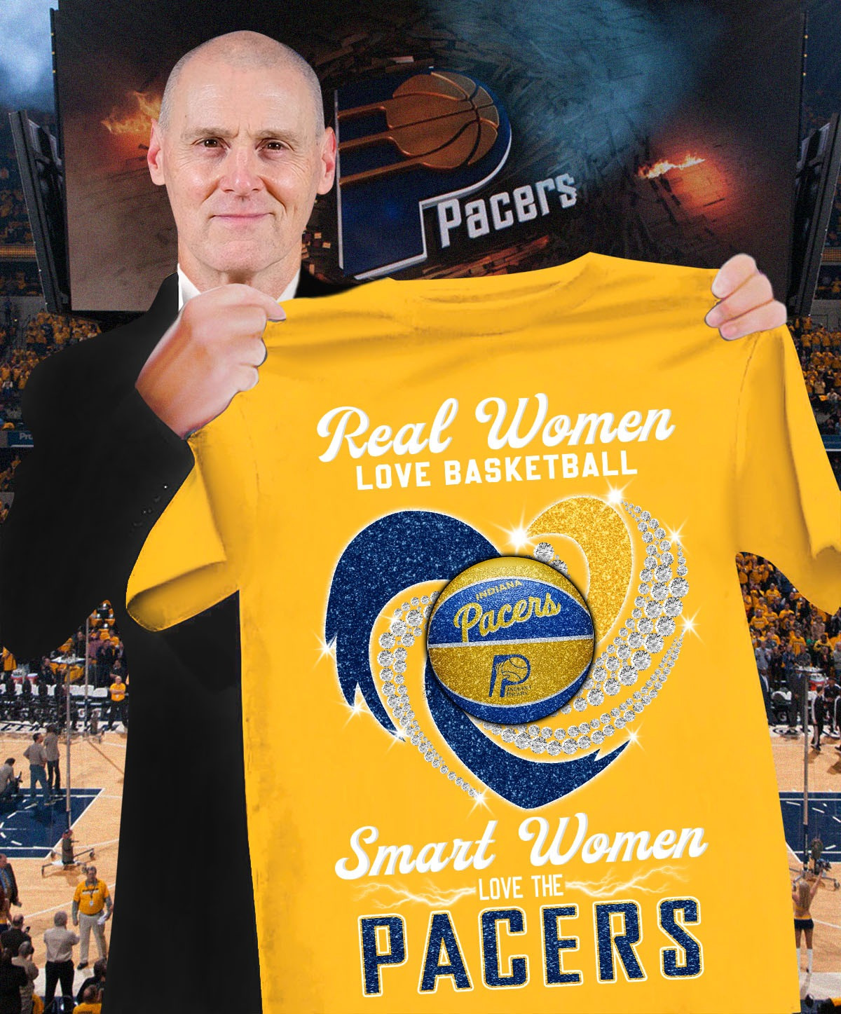 Indiana Pacers Shirt Real Women Love Basketball Smart Women Love The Indiana Pacers T-shirt Oregontrailrvpk Shirt