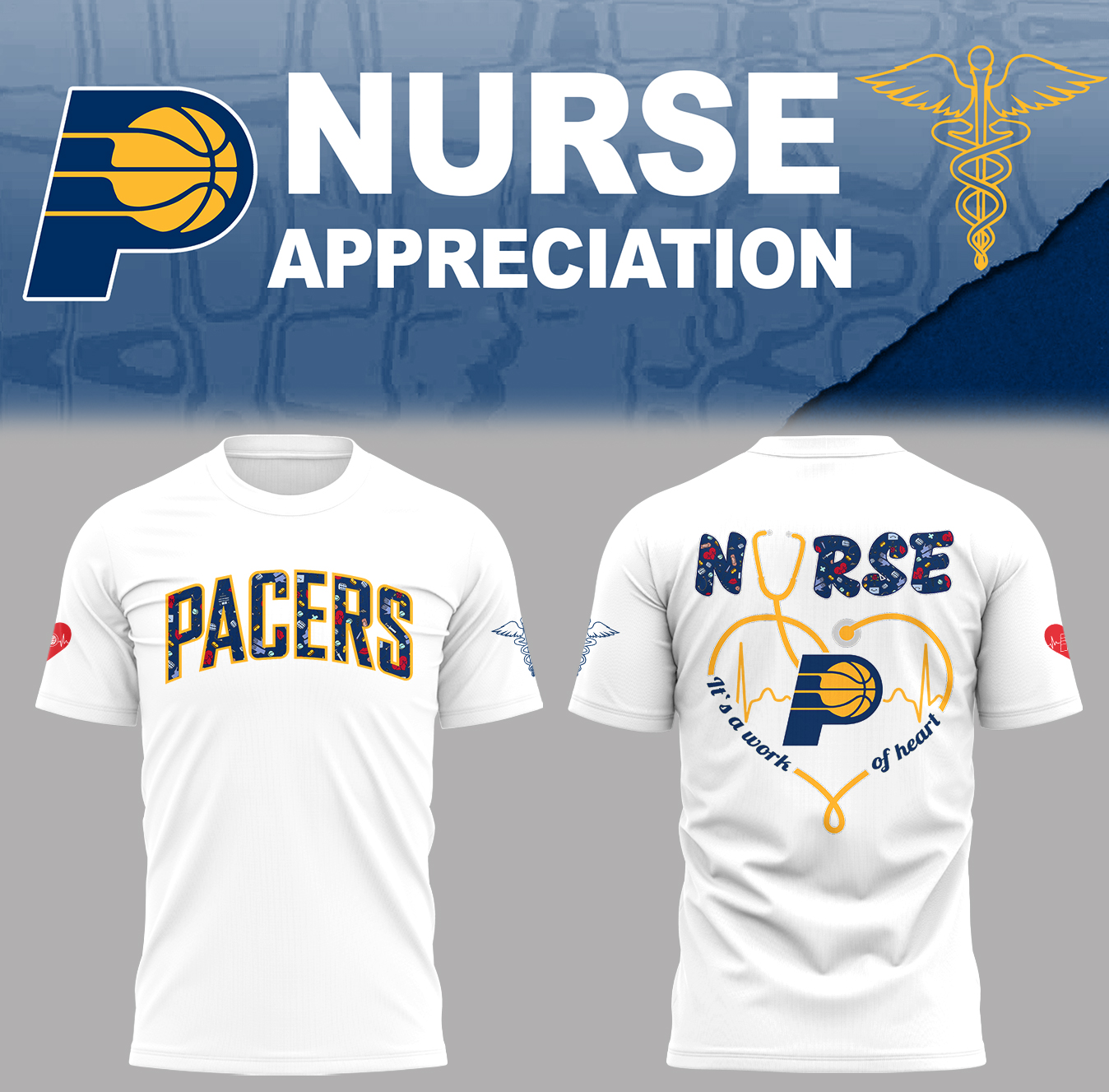 Indiana Pacers x Nurse Appreciation T-Shirt Basketball Coach Gift Ideas Oregontrailrvpk Shirt