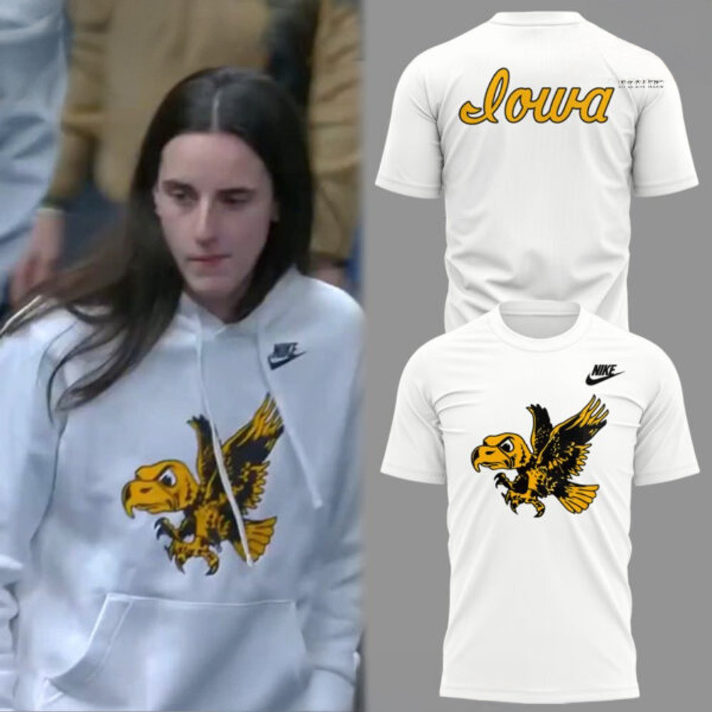 Iowa Hawkeyes Flying Herky 2025 White T-Shirt Best Gift For Football Lovers Oregontrailrvpk Shirt