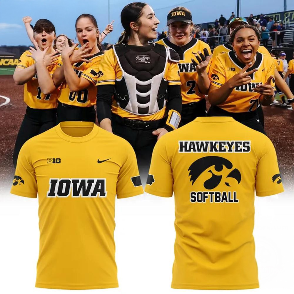 Iowa Hawkeyes Softball Team Player 2025 New Shirt Gifts For Softball Lovers Oregontrailrvpk Shirt