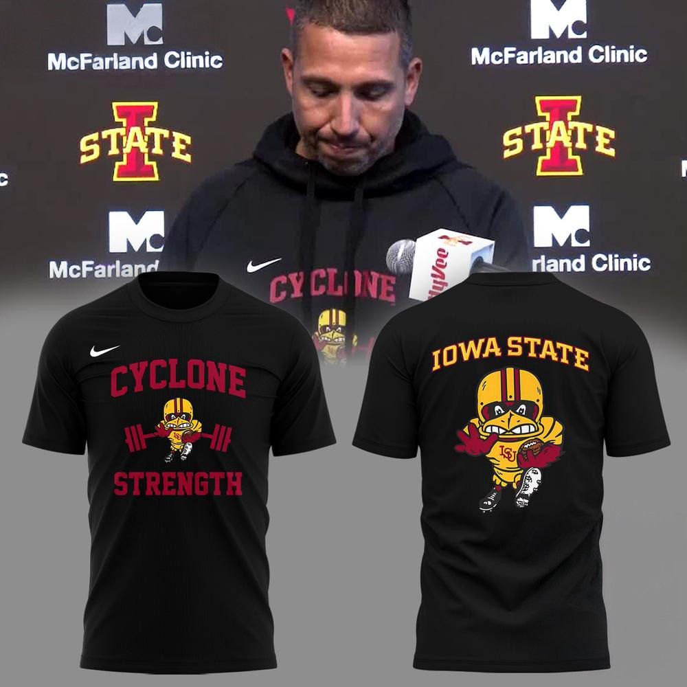 Iowa State Football Cyclone Strength Shirt Presents For Football Lovers Oregontrailrvpk Shirt
