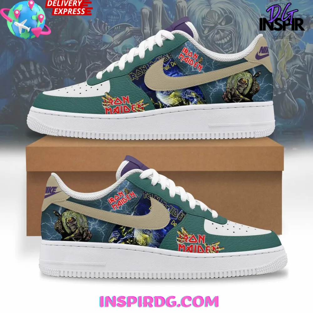 Iron Maiden Legacy Limited Edition Air Force 1 Sneakers