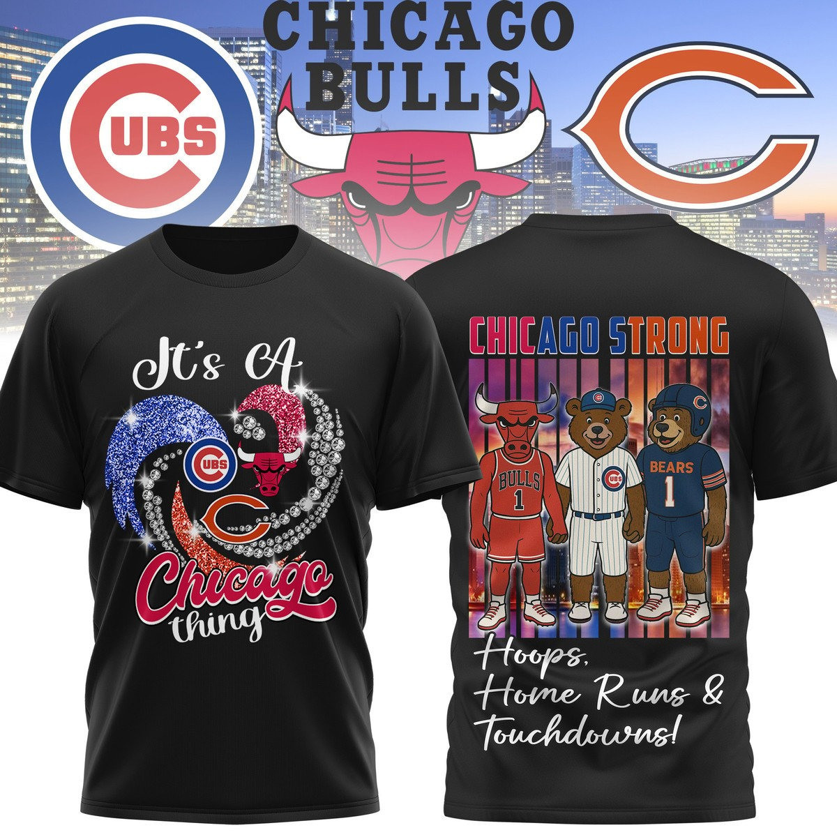 It's Chicago Thing And Chicago Strong T-Shirt Oregontrailrvpk Shirt