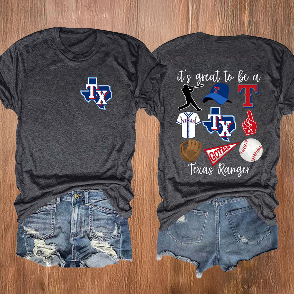 It's Great To Be A Texas Ranger T-Shirt Ideas For Her Oregontrailrvpk Shirt