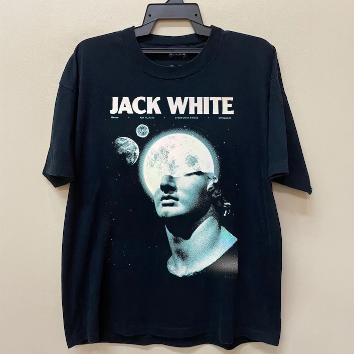 Jack White Live In Concert Tour 2022 T-Shirt Cool Oregontrailrvpk Shirt