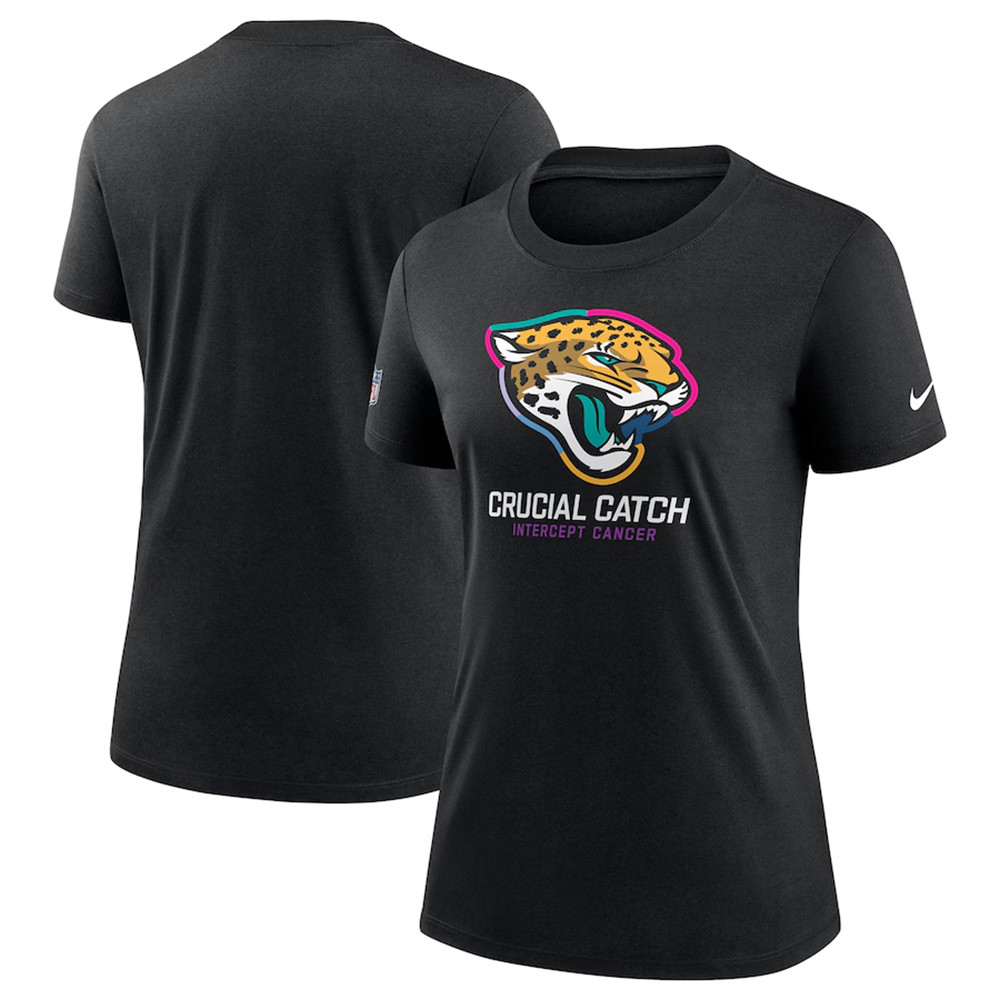 Jacksonville Jaguars Nike Women's 2024 NFL Crucial Catch Tri-Blend T-Shirt Gift For Wife Oregontrailrvpk Shirt