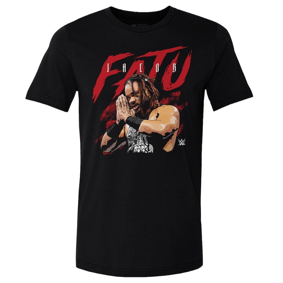 Jacob Fatu Shirt Men's 500 Level Black Jacob Fatu Name Grunge T-Shirt Oregontrailrvpk Shirt