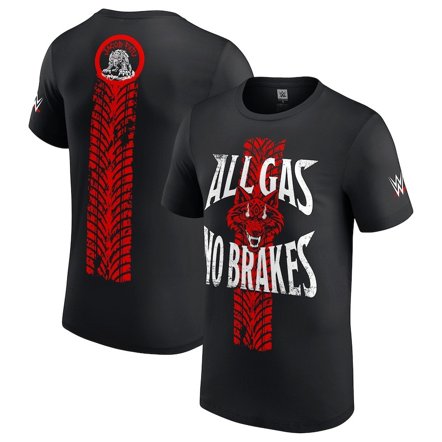 Jacob Fatu Shirt Tribal Wolf Native All Gas No Brakes Jacob Fatu Merchandise WWE Gifts Oregontrailrvpk Shirt