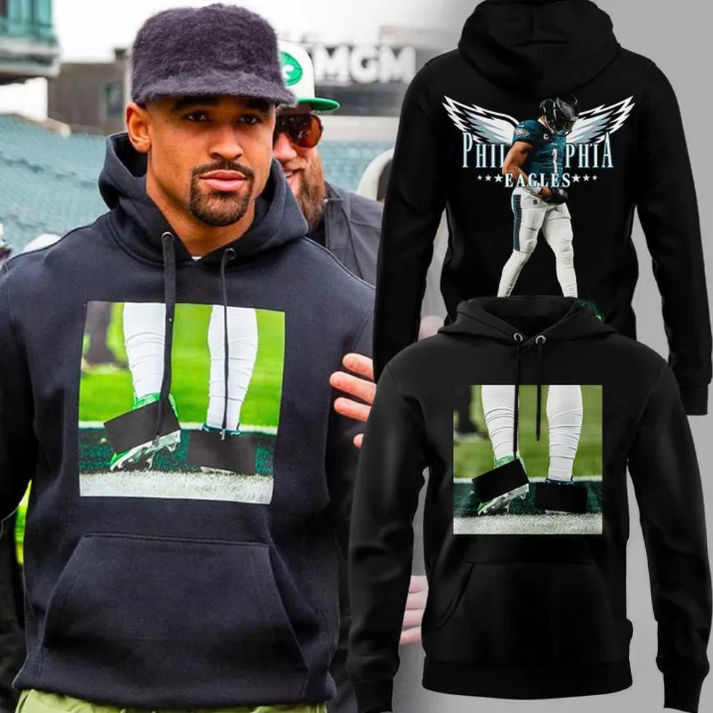 Jalen Hurts Philadelphia Eagles Football Hoodie