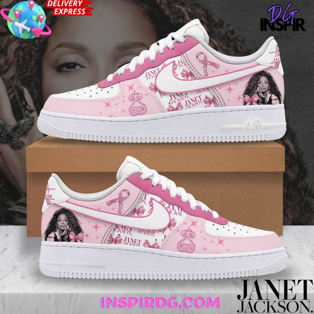 Janet Jackson Breast Cancer Awareness Air Force 1