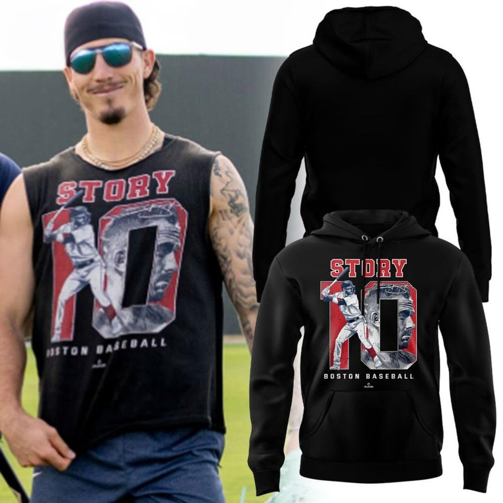 Jarren Duran Love 10 Trevor Story Boston Baseball Hoodie