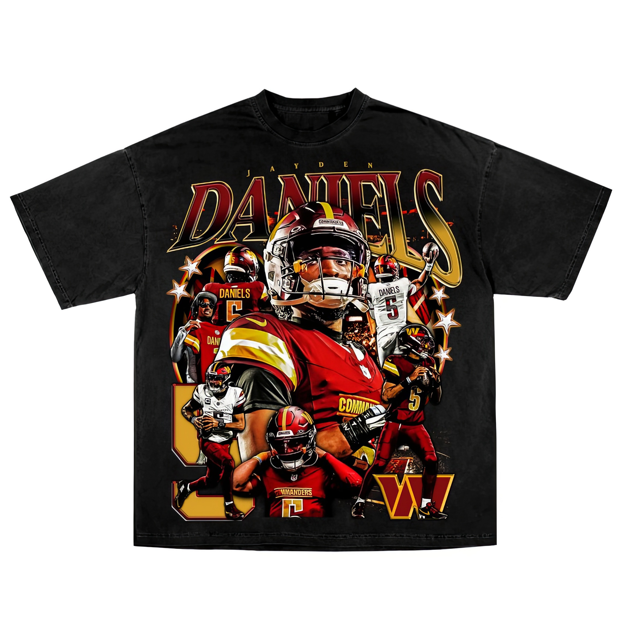 Jayden Daniels T-Shirt Presents For Football Lovers Oregontrailrvpk Shirt