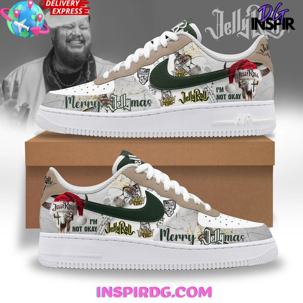 Jelly Roll Merry Christmas Limited Edition Air Force 1
