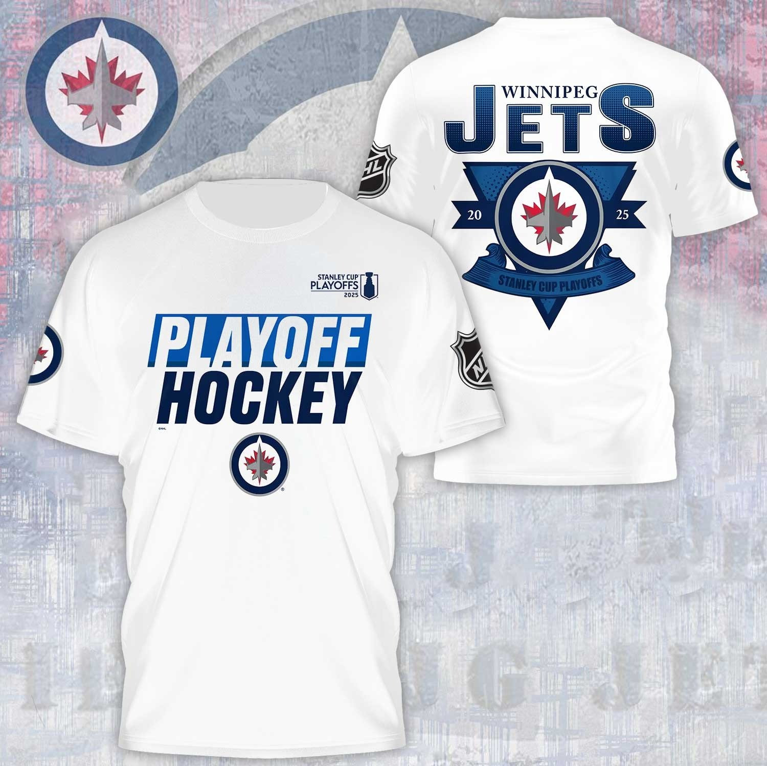 Jets Stanley Cup Playoffs Hockey 2025 T-Shirt Gift Ideas For Hockey Fans Oregontrailrvpk Shirt