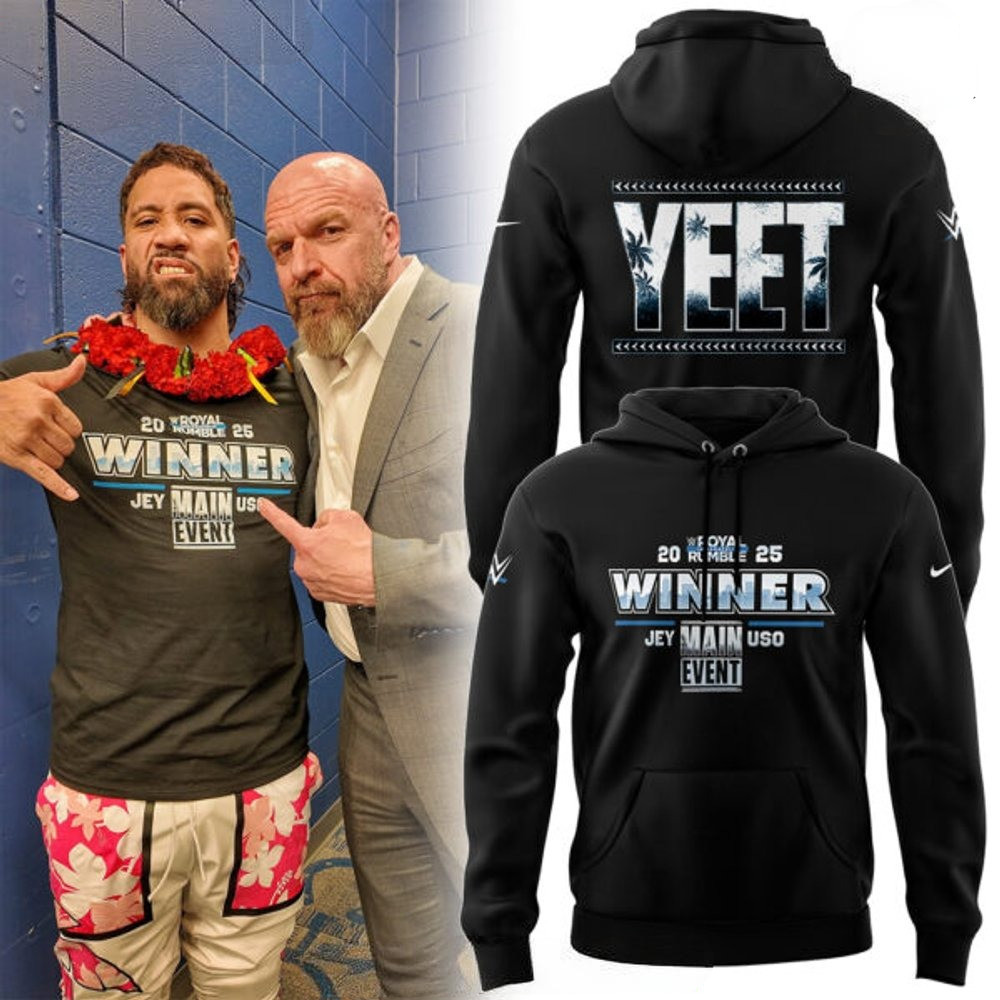 Jey Uso WWE Royal Rumble Winner Limited Hoodie Gifts For Wrestler