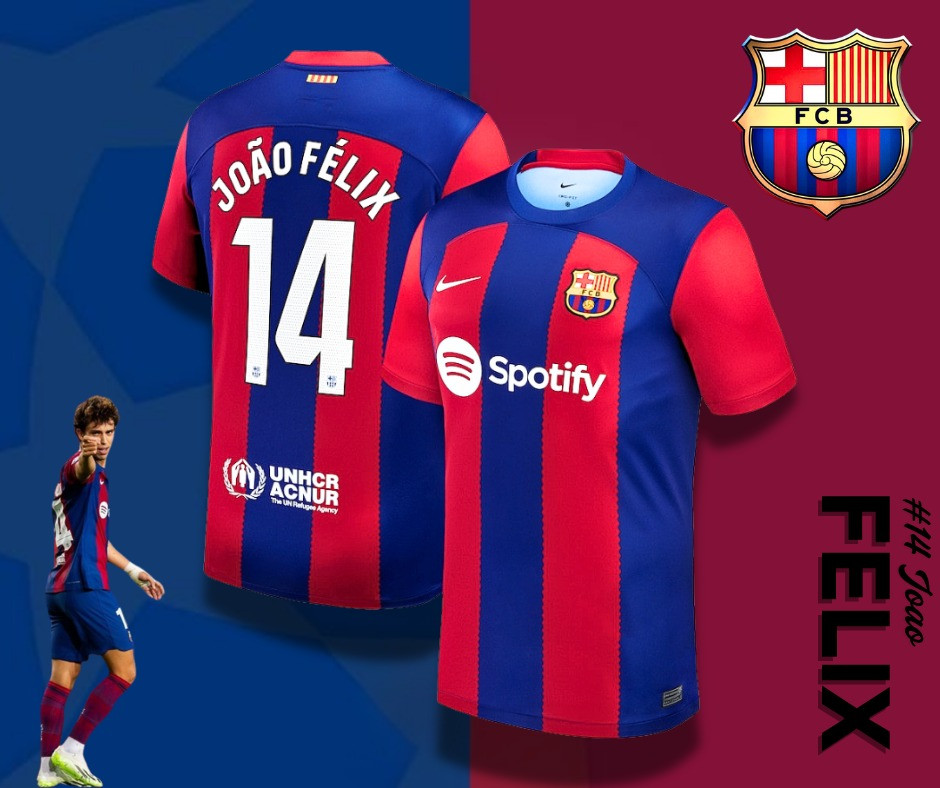 Joao Felix 14 Barcelona T-Shirt Gift For Barcelona Fans Oregontrailrvpk Shirt