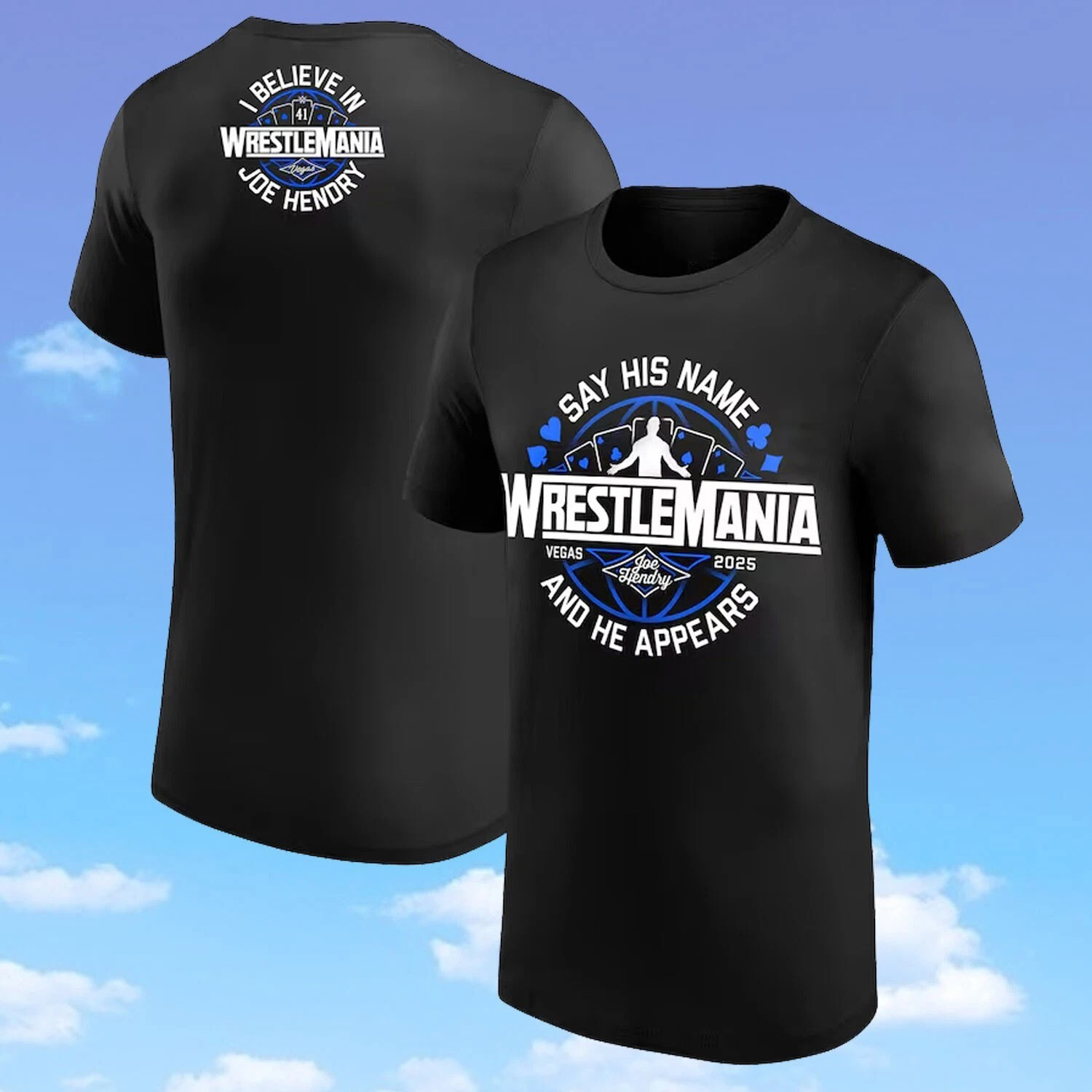 Joe Hendry WrestleMania 41 Logo Black T-Shirt For Husband Oregontrailrvpk Shirt