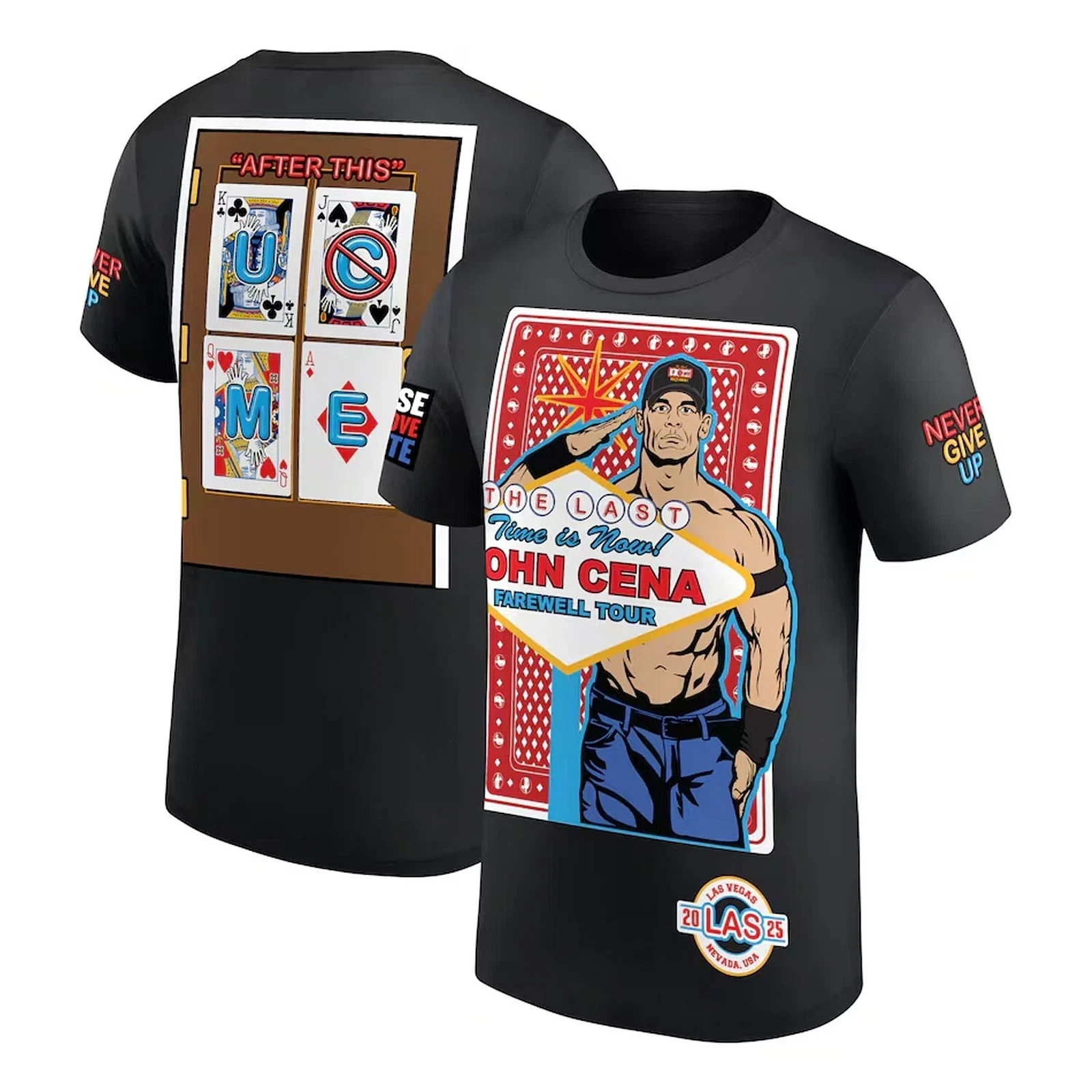 John Cena Farewell Tour 2025 Las Vegas 3D T-Shirt Oregontrailrvpk Shirt