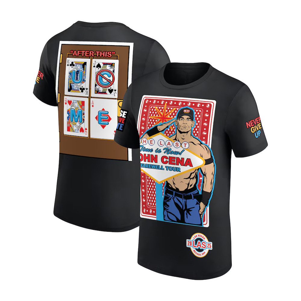 John Cena Farewell Tour 2025 Las Vegas T-Shirt Wrestler Gift Ideas Oregontrailrvpk Shirt